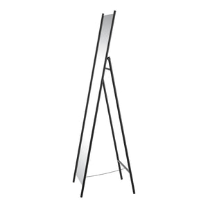 Miroir sur pied Martano 160 x 43 x 49 cm noir [en.casa]