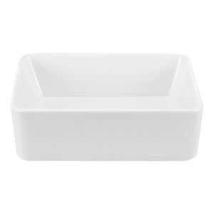 Lavabo à poser Svendborg céramique 13 x 40 x 30 cm blanc [neu.haus]