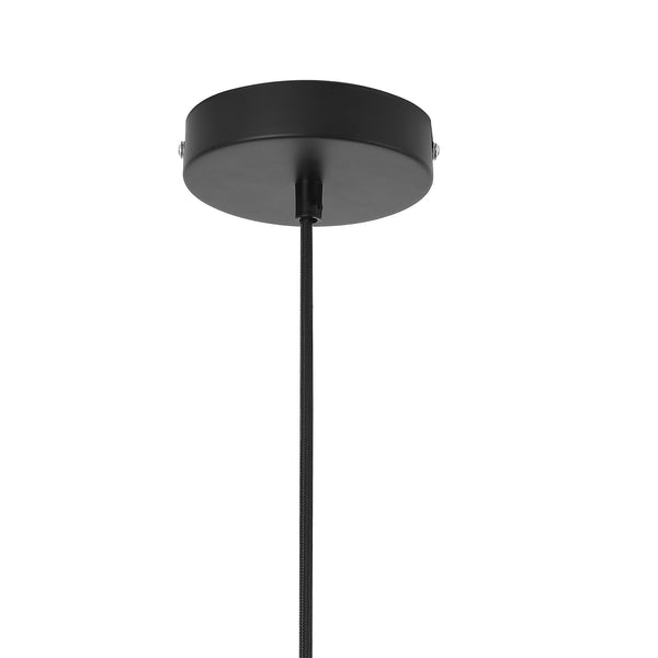 lux.pro Hanglamp Liverpool 160x18 cm zwart en beige E27