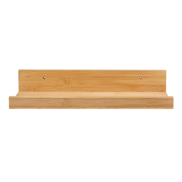 [en.casa] Wandplank set van 3 Gildeskål 40x13x7 cm bamboe