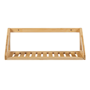 [en.casa] Wandplank set van 2 Gjerdrum 43x15x15 cm bamboe