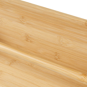 [en.casa] Wandrek Hareid met 3 planken 80x60x12 cm bamboe