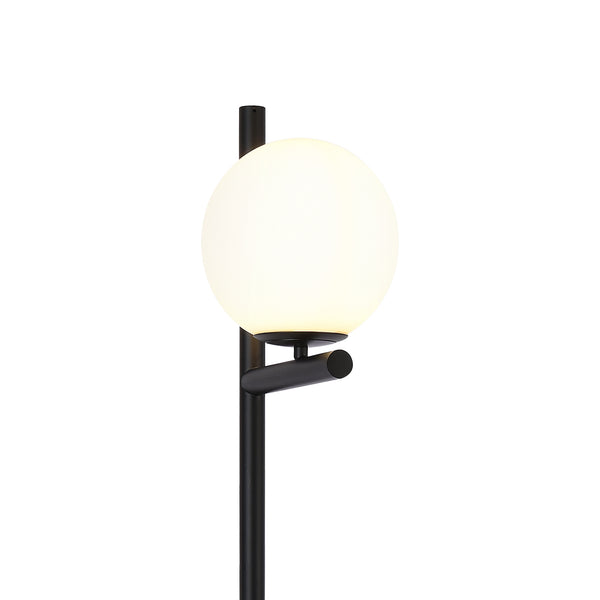 lux.pro Staande lamp Aberdaron vloerlamp 154 cm zwart en wit E27