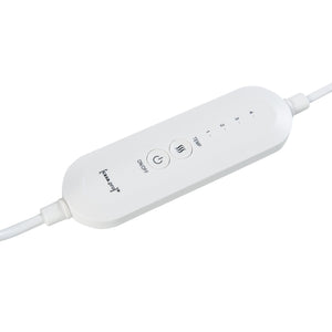 Chauffe-pieds électrique Bari jusqu'à la pointure 46 doublure lavable gris [en.casa]