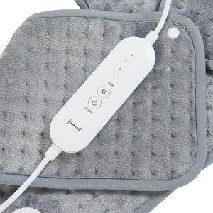 Coussin chauffant électrique Borrello pour épaules 65 x 45 cm gris [en.casa]