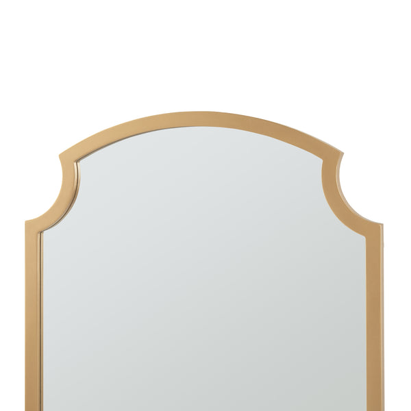 [en.casa] Wandspiegel Aura 80x55 cm goudkleurig