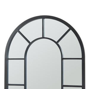 [en.casa] Wandspiegel Enonkoski 90x60 cm zwart