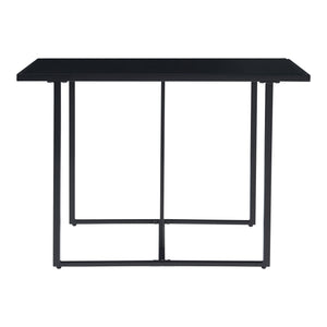 Tuinset Accadia 3-delig glazen tafel met 2 stoelen zwart bruin en grijs casa.pro
