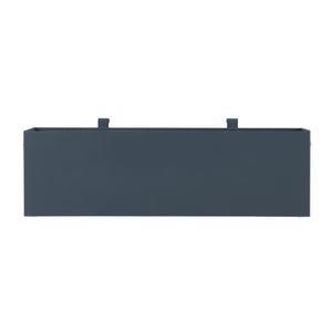 Jardinière suspendue Achtkarspelen acier galvanisé 50 x 12 x 15 cm anthracite [en.casa]