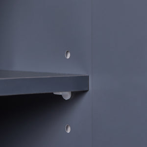 Armoire murale de salle de bain Overath 60 x 30 x 30 cm gris [en.casa]