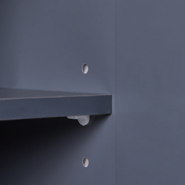 Armoire murale de salle de bain Overath 60 x 30 x 30 cm gris [en.casa]
