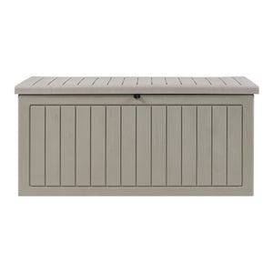 Tuin opbergbox Filetto 124x52,5x57 cm beige en houtkleurig casa.pro
