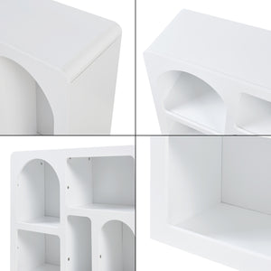 Commode Vågå dressoir 110x30x70 cm wit [en.casa]