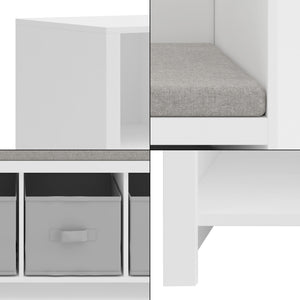 Kinderrek Høylandet met zitbank 76x112x40 cm [en.casa]