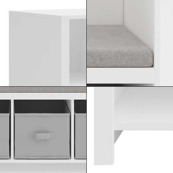 Kinderrek Høylandet met zitbank 76x112x40 cm [en.casa]