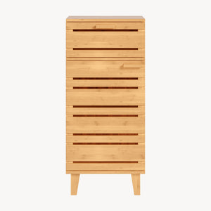 Armoire de salle de bain Epind bambou naturel [en.casa] 
