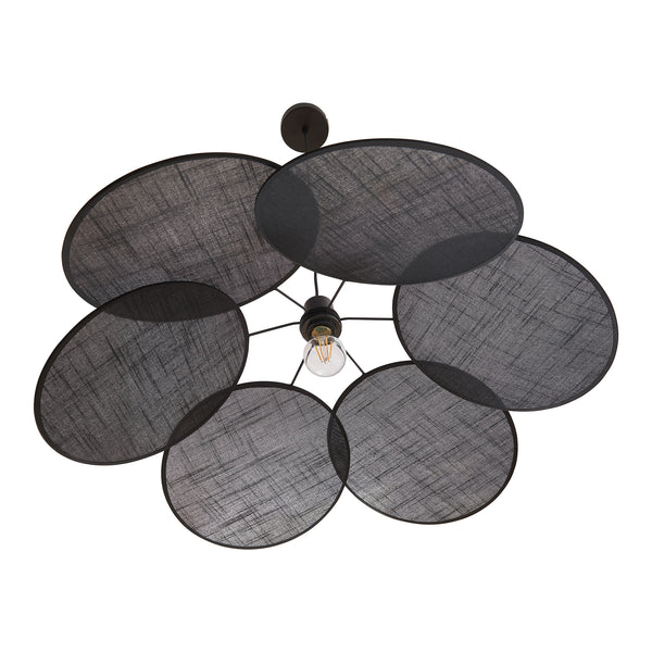 Suspension Blackwood métal / tissu noir lux.pro