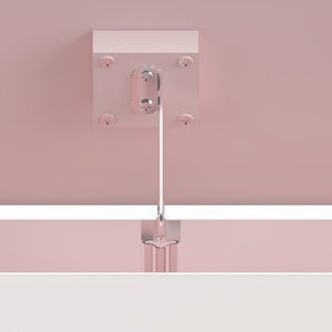 Speelgoedkist Vestnes roze en wit 60x30x44 cm [en.casa]