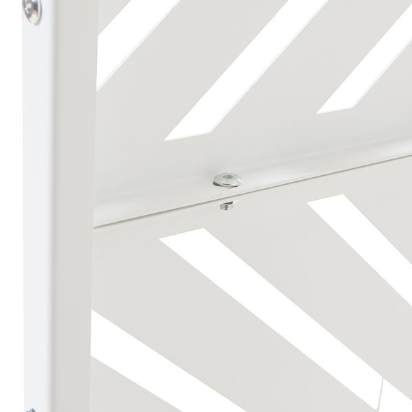 Scheidingswand Kekan wit 200x100x50 cm casa.pro