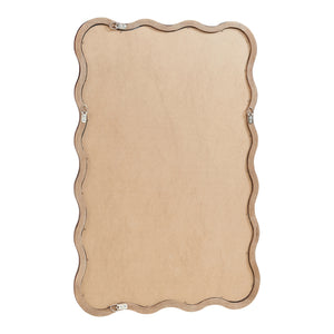 Wandspiegel Porloskid rechthoekig 90x60 cm donkerbruin [en.casa]