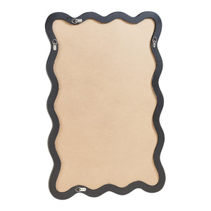 Miroir mural Koster 90 x 60 cm noir [en.casa] 