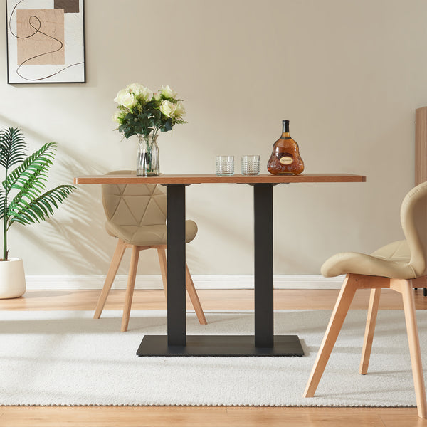 Tafelonderstel Vadejord verstelbaar 70x40x73 cm zwart [en.casa]