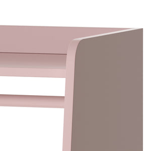 Portant à vêtements pour enfants Vestnes 90 x 80 x 38 cm rose blanc [en.casa]