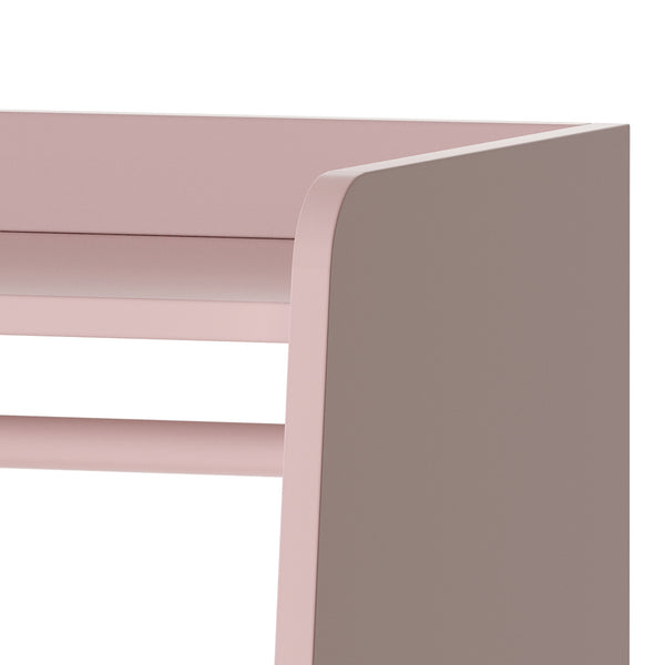 Portant à vêtements pour enfants Vestnes 90 x 80 x 38 cm rose blanc [en.casa]