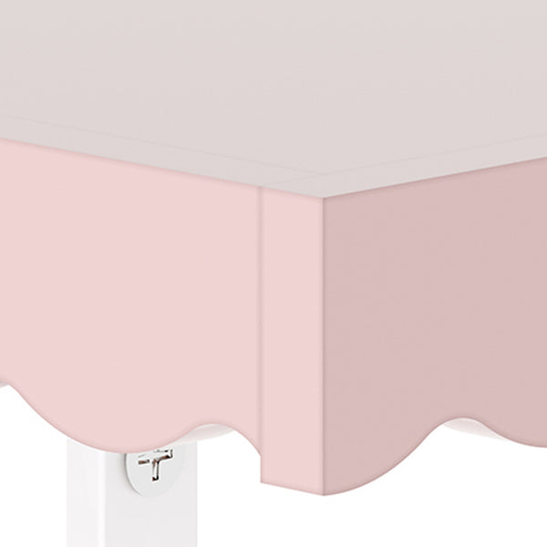 Wandplankenset Vestnes 2-delig 80x17x15 cm roze [en.casa]