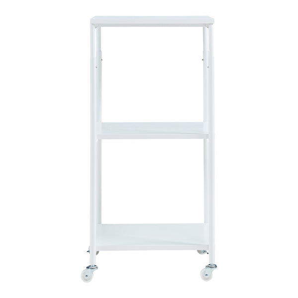Support d'imprimante Janertu à roulettes 82 x 39 x 35 cm blanc [en.casa] 