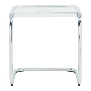 Table d'appoint Brosa 44 x 37 x 48 cm transparent [en.casa] 