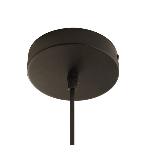 Hanglamp Oupilu 12 geïntegreerde leds 120 cm zwart en wit lux.pro