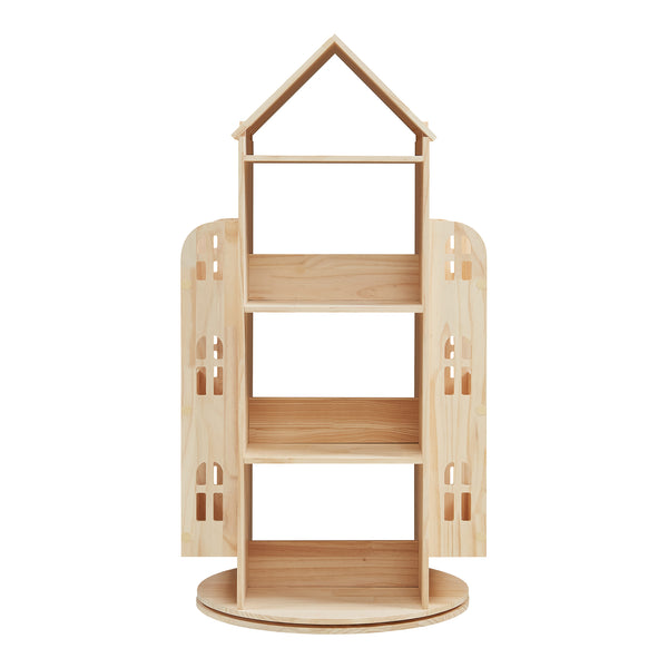 Kinderboekenkast Sanköre 122x64x43 cm naturel [en.casa]