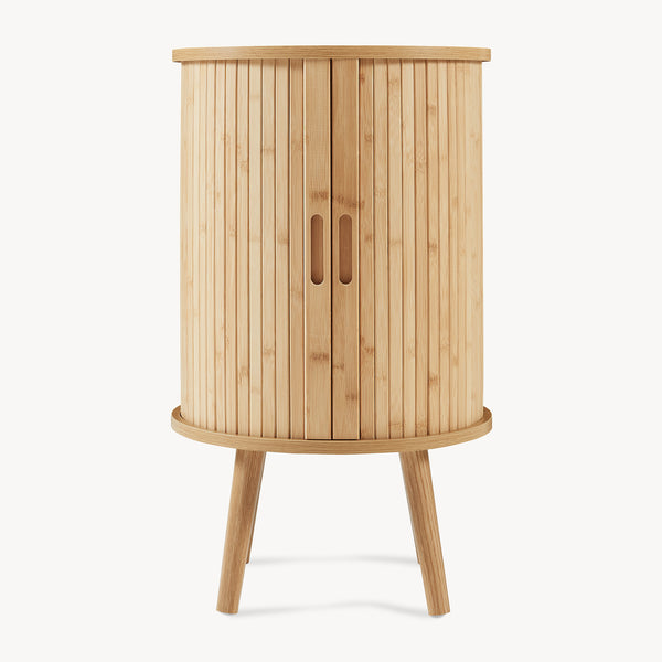 Table de chevet Nordkapp 65 x 40 cm naturel [en.casa]