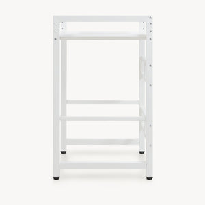 Wasmachinerek Hökangend 105x73x63 cm wit [en.casa]
