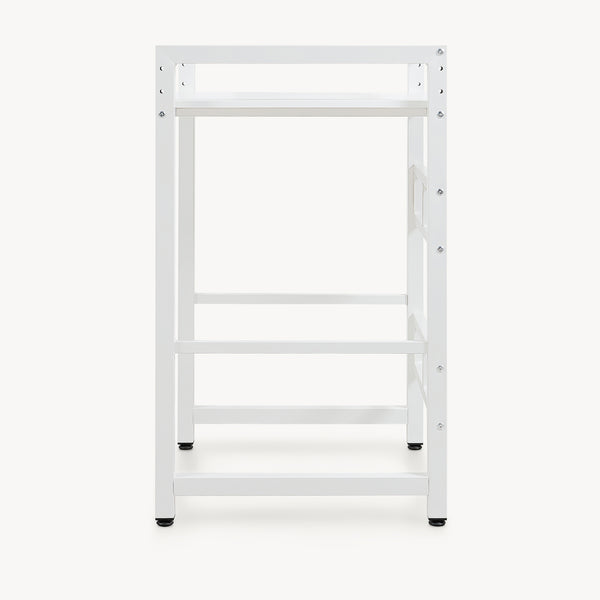 Wasmachinerek Hökangend 105x73x63 cm wit [en.casa]