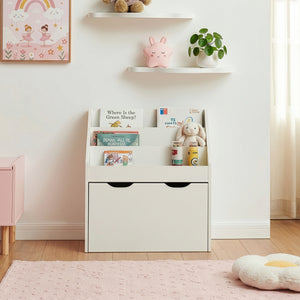 Kinderrek Sirlstalo op wielen 70x63x30 cm wit [en.casa] 