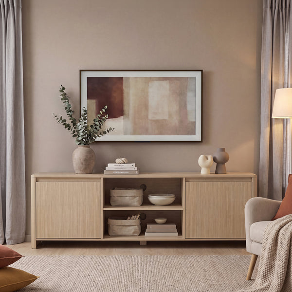 Tv-kast Takranmaa 150x40x50 cm eikenlook [en.casa]