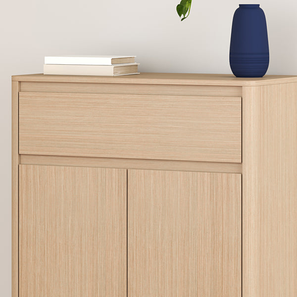 Bijzetkast Takranmaa 88x79x39 cm Eikenlook [en.casa]