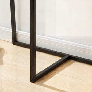 Porte-manteau Norjad 160x80x41 cm Métal Noir [en.casa]