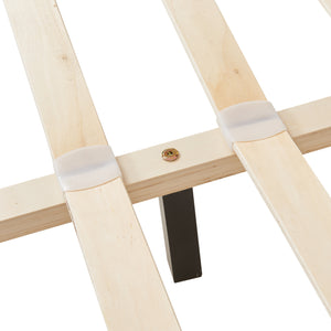 Lit Double Rembourré Albacete Sommier à Lattes Housse Similicuir 180 x 200 cm Blanc Corium