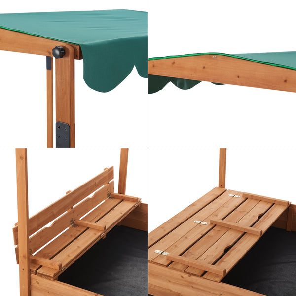 Bac à sable Pitsunda en bois [en.casa]