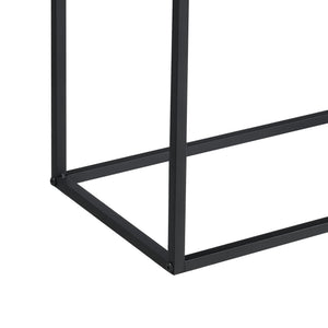 Commode Moderne Motala 90 x 109 x 30 cm Noir [en.casa]