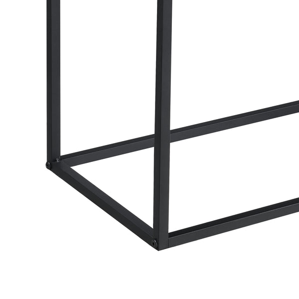 Commode Moderne Motala 90 x 109 x 30 cm Noir [en.casa]