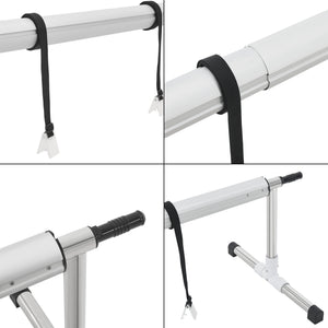 Enrouleur pour bâche de piscine Amorgo à longueur réglable 300-630 cm [en.casa]