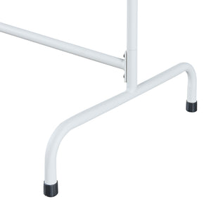 [en.casa] Kledingrek Haderup 137x100x45cm wit