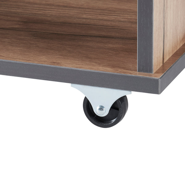 [en.casa] Bijzettafel Haarby 42x50x24 cm Eiken