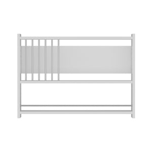 [en.casa] Wandplank Helsingør 60x84x20 cm wit
