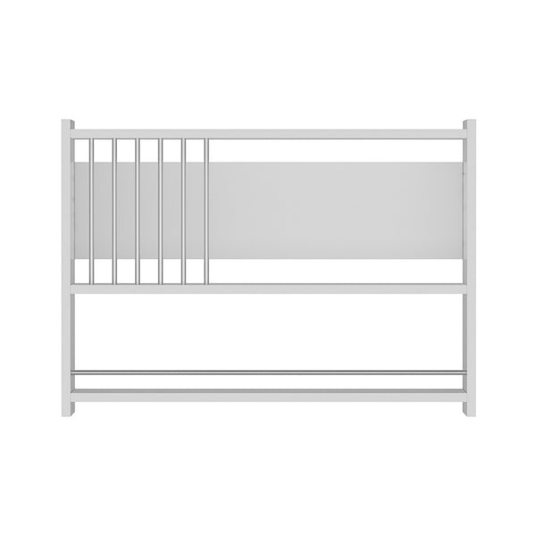 [en.casa] Wandplank Helsingør 60x84x20 cm wit