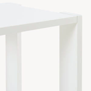 Table d'appoint carrée Thyholm 55 x 30 x 30 cm blanc [en.casa]